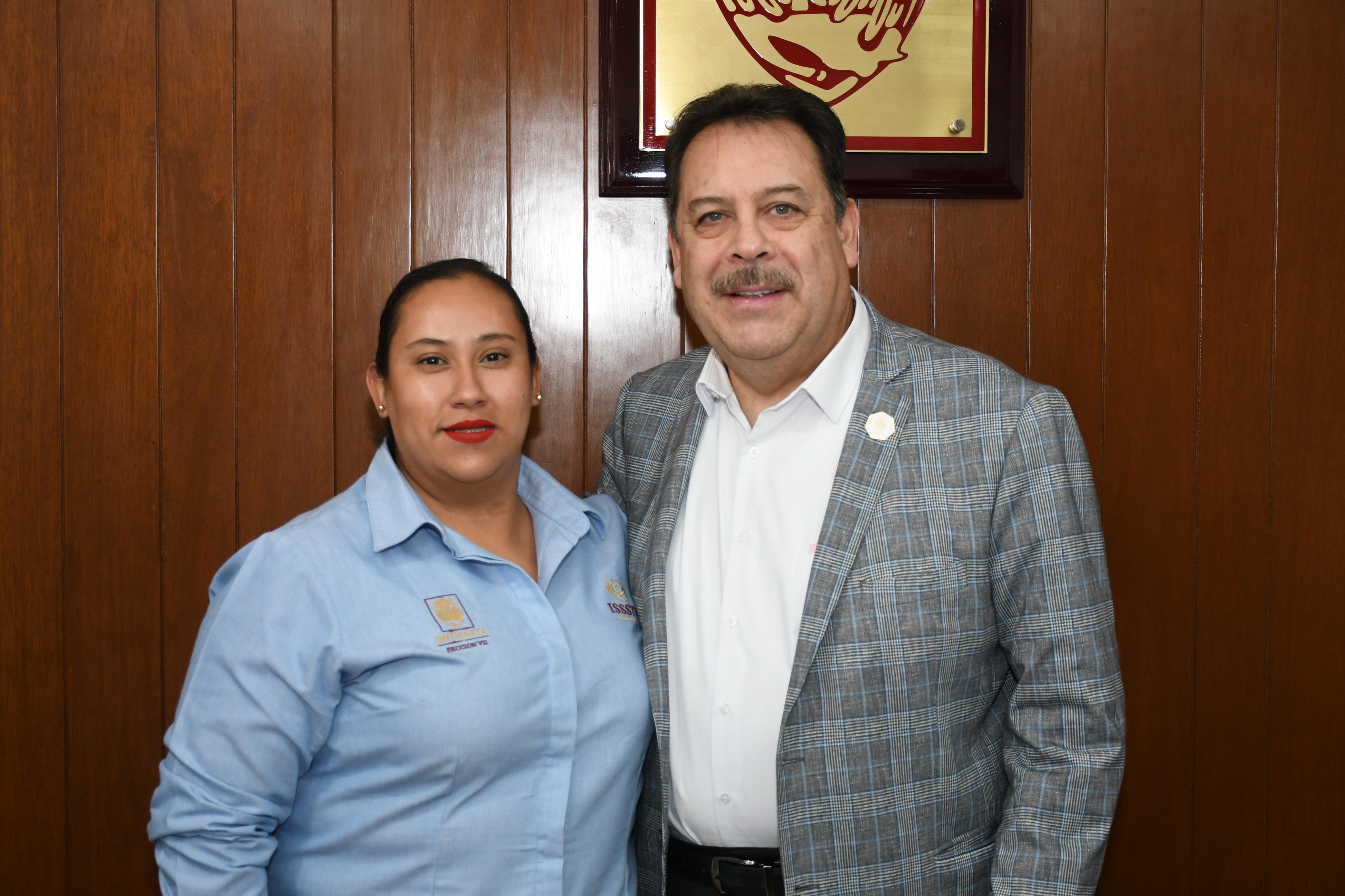 Visita de compañeras y compañeros de la Sección VII, Aguascalientes